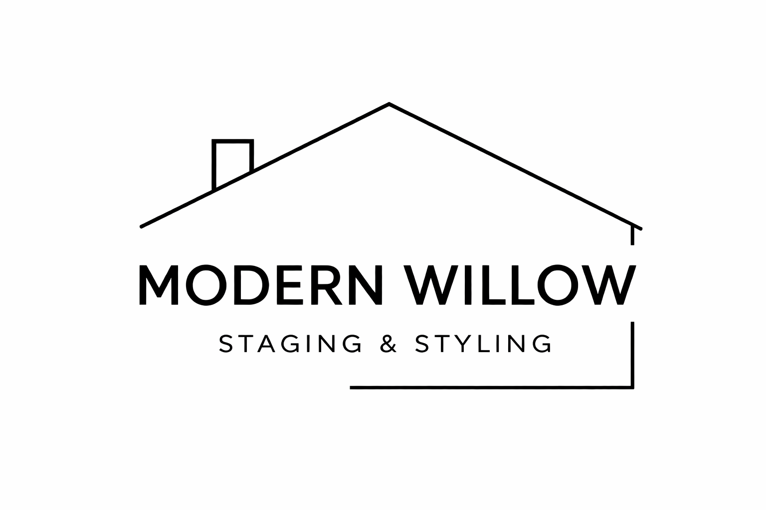 Modern Willow Staging Logo